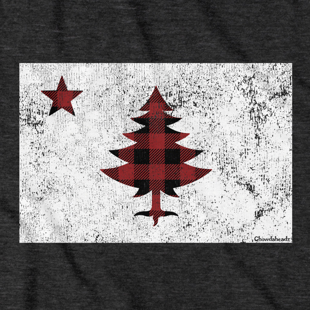 Buffalo Plaid Maine Flag T-Shirt product image 2