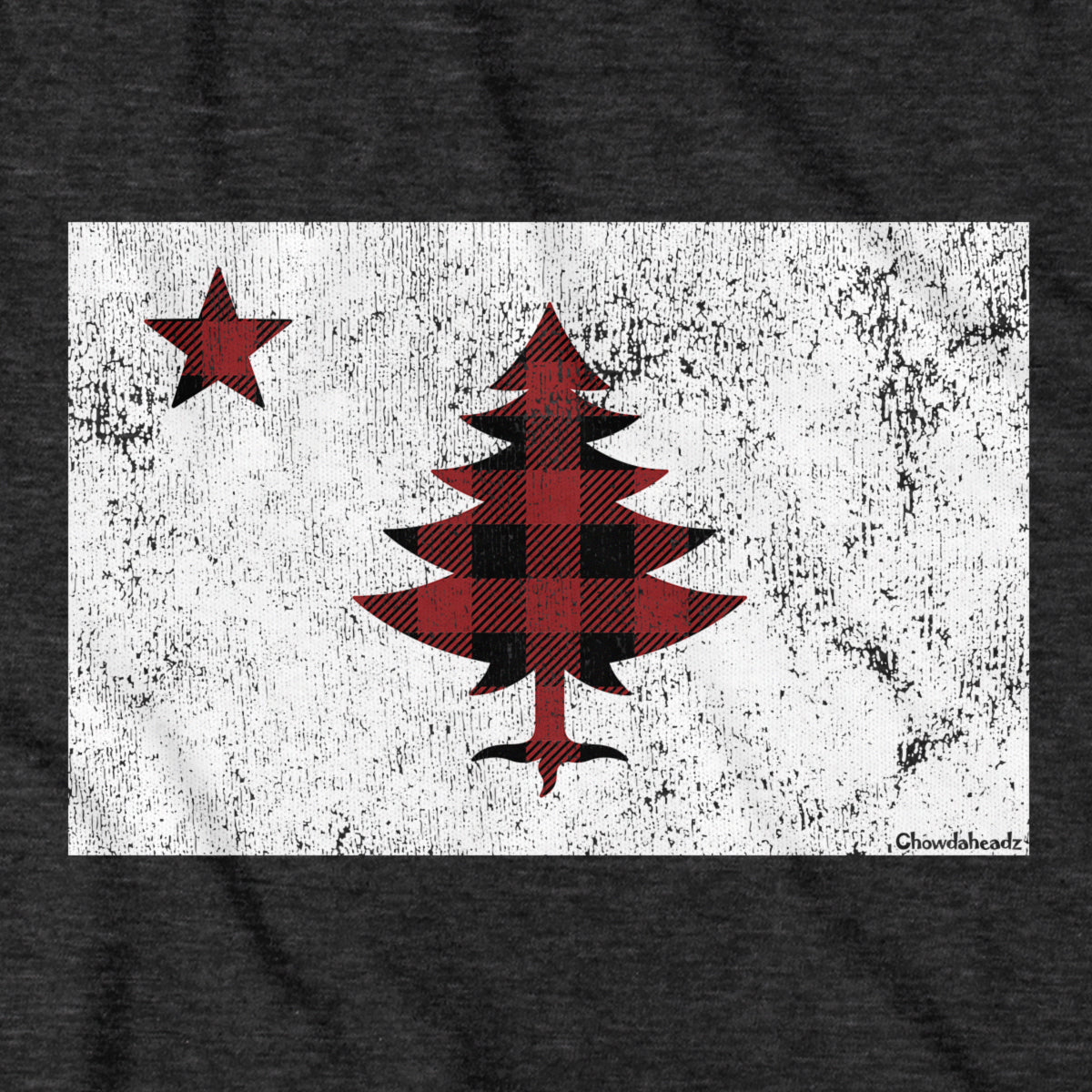 Buffalo Plaid Maine Flag T-Shirt product image 2
