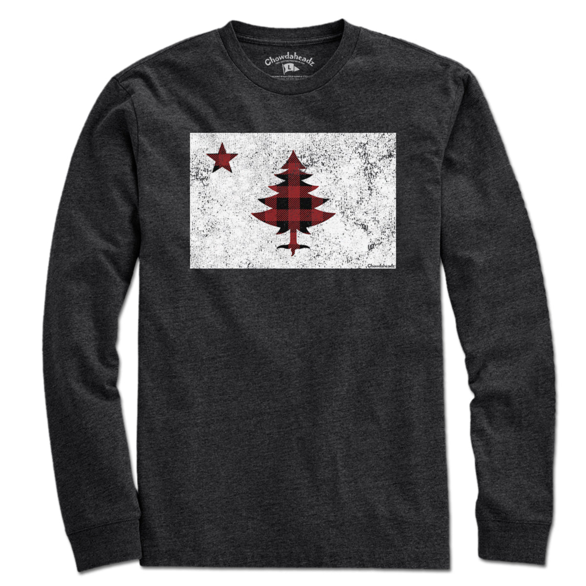 Buffalo Plaid Maine Flag T-Shirt product image 5