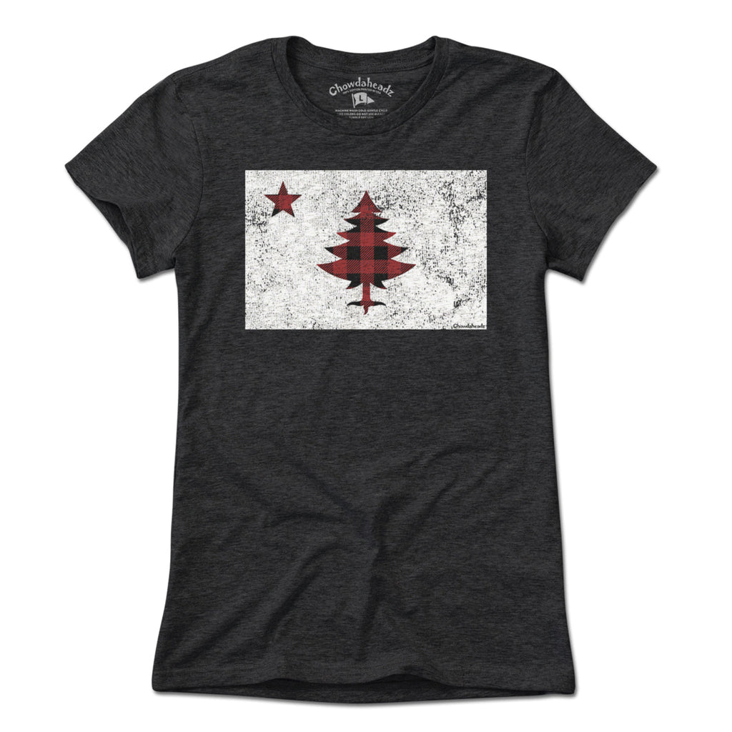 Buffalo Plaid Maine Flag T-Shirt product image 6