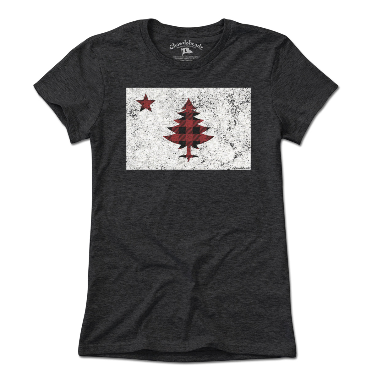 Buffalo Plaid Maine Flag T-Shirt product image 6
