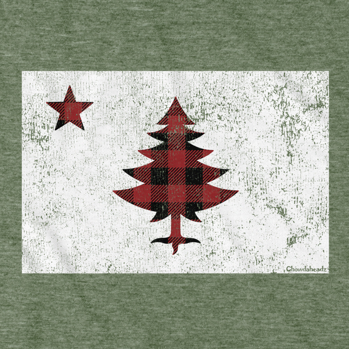 Buffalo Plaid Maine Flag T-Shirt product image 4