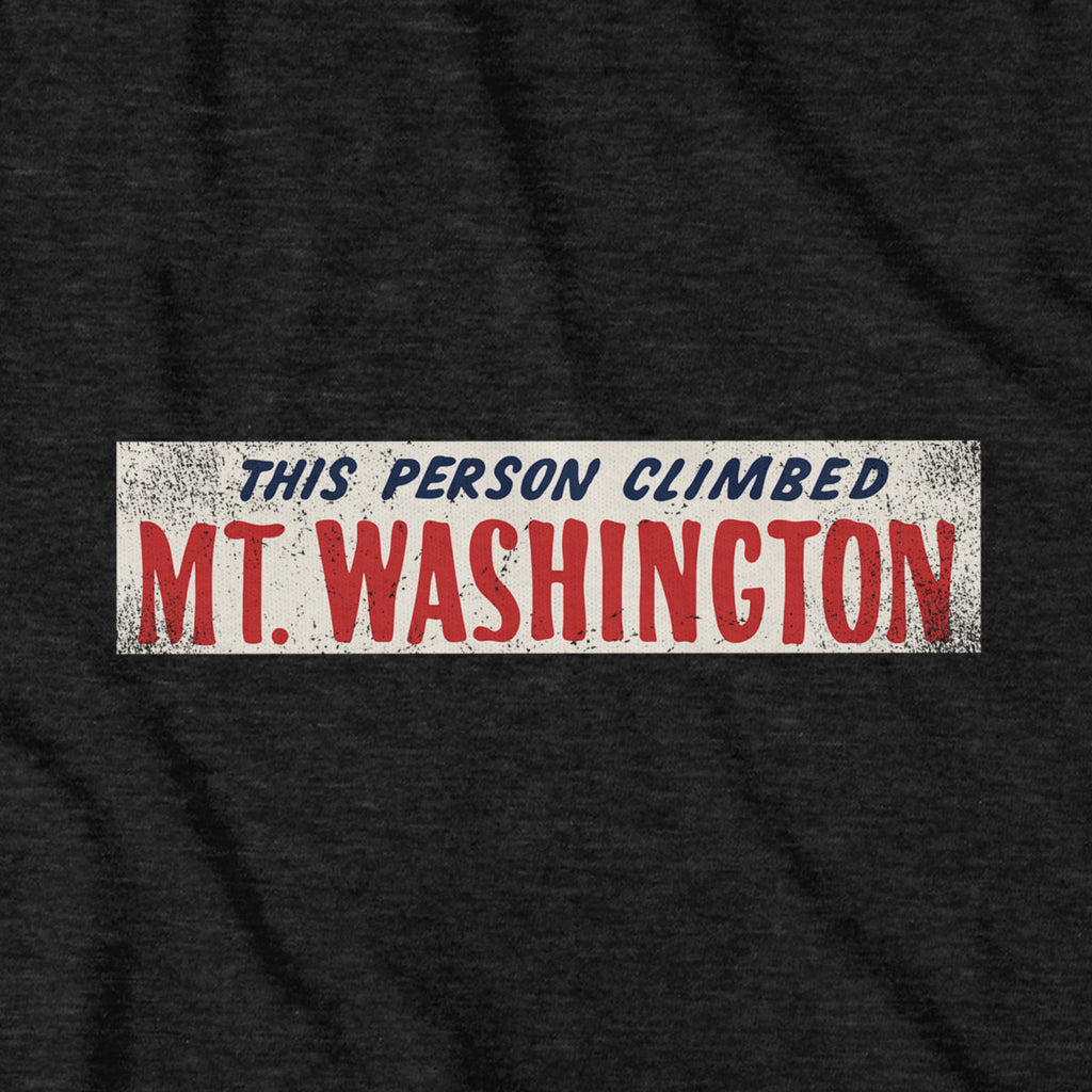 This Person Climbed Mt. Washington T-Shirt product image 2