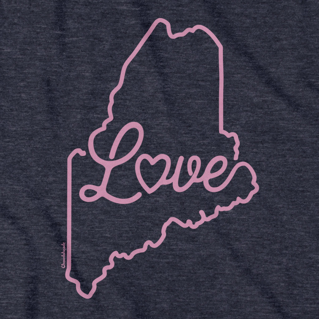 Love Maine Script T-Shirt product image 2