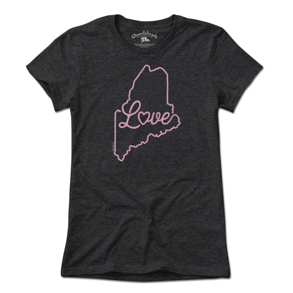 Love Maine Script T-Shirt product image 3
