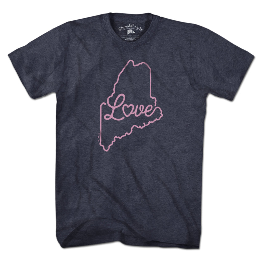 Love Maine Script T-Shirt product image 5