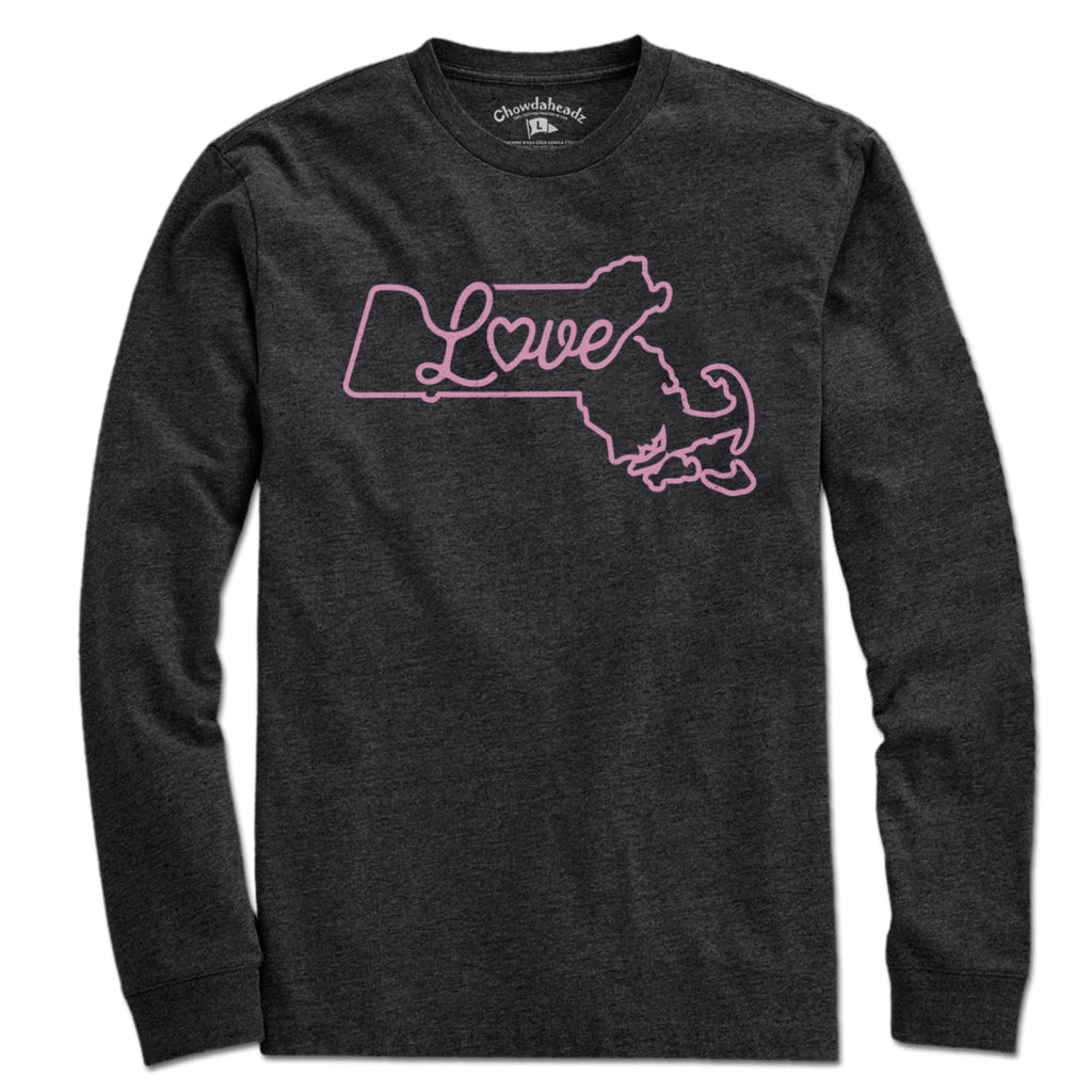 Love Massachusetts Script T-Shirt product image 7