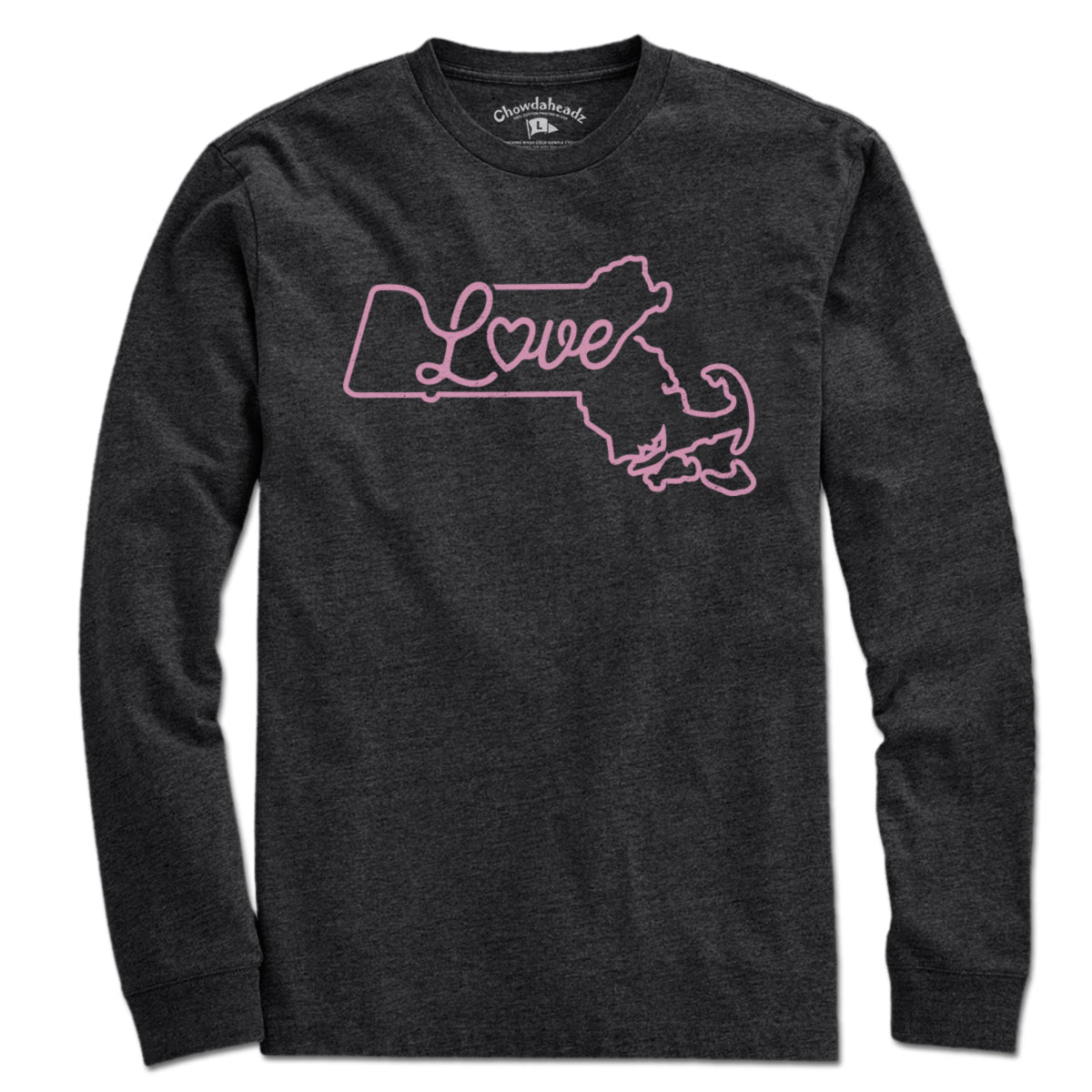 Love Massachusetts Script T-Shirt product image 7