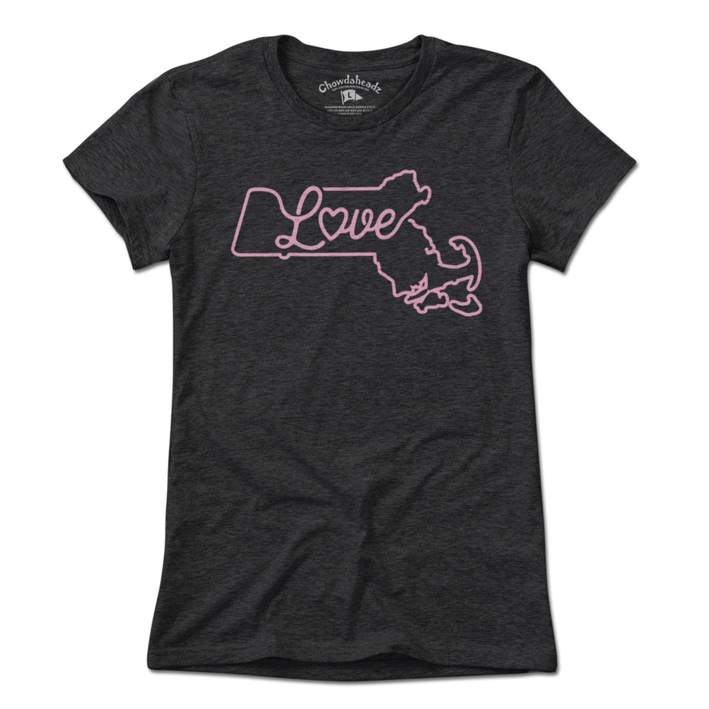Love Massachusetts Script T-Shirt product image 2
