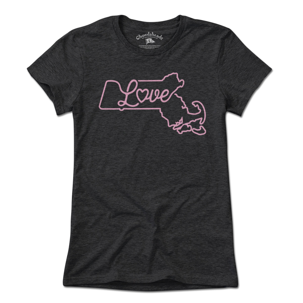 Love Massachusetts Script T-Shirt product image 2
