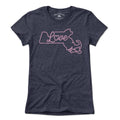 Love Massachusetts Script T-Shirt product image 1