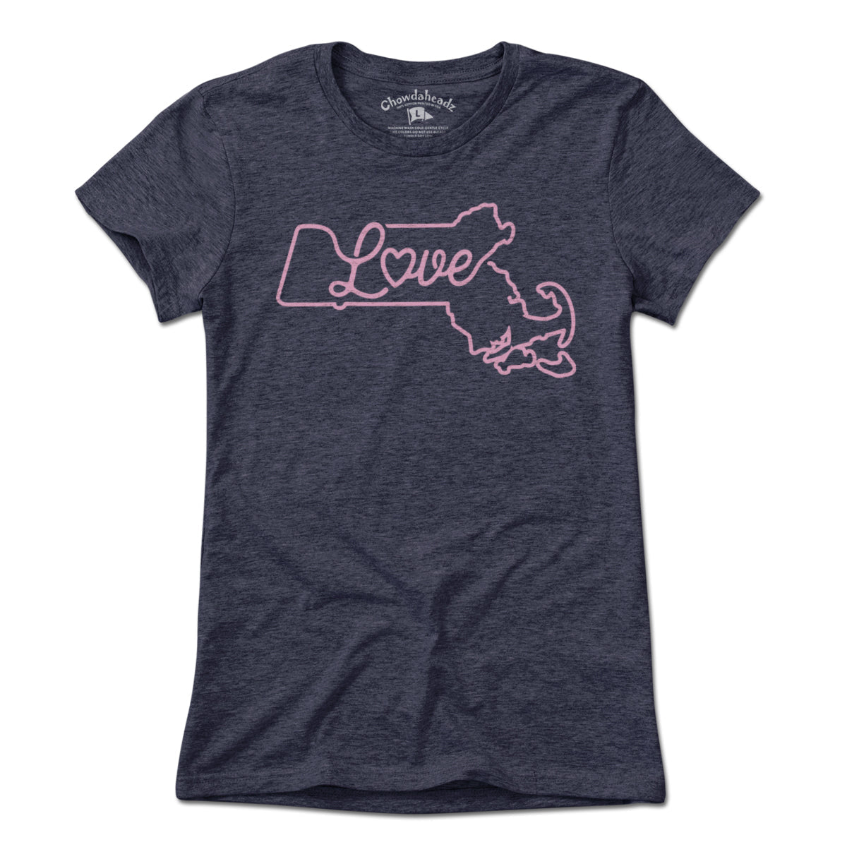 Love Massachusetts Script T-Shirt product image 1