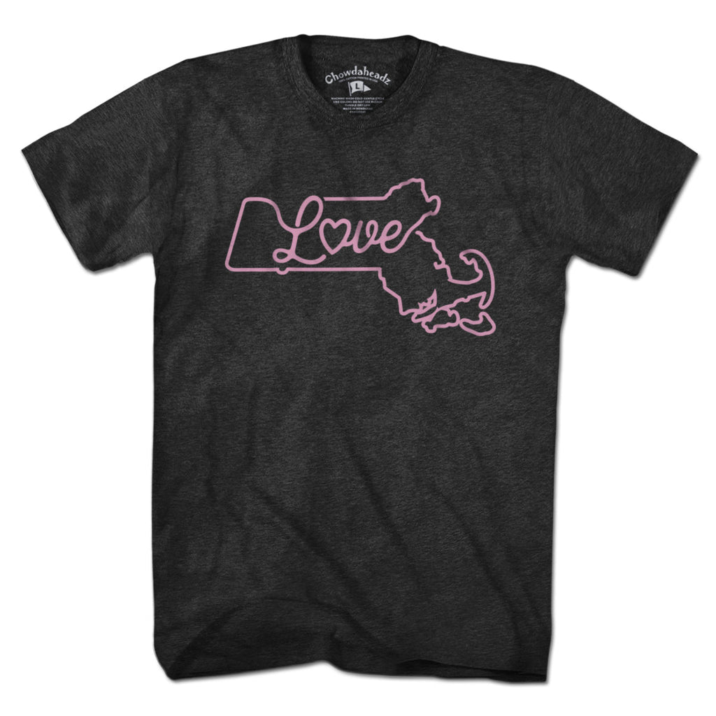 Love Massachusetts Script T-Shirt product image 6