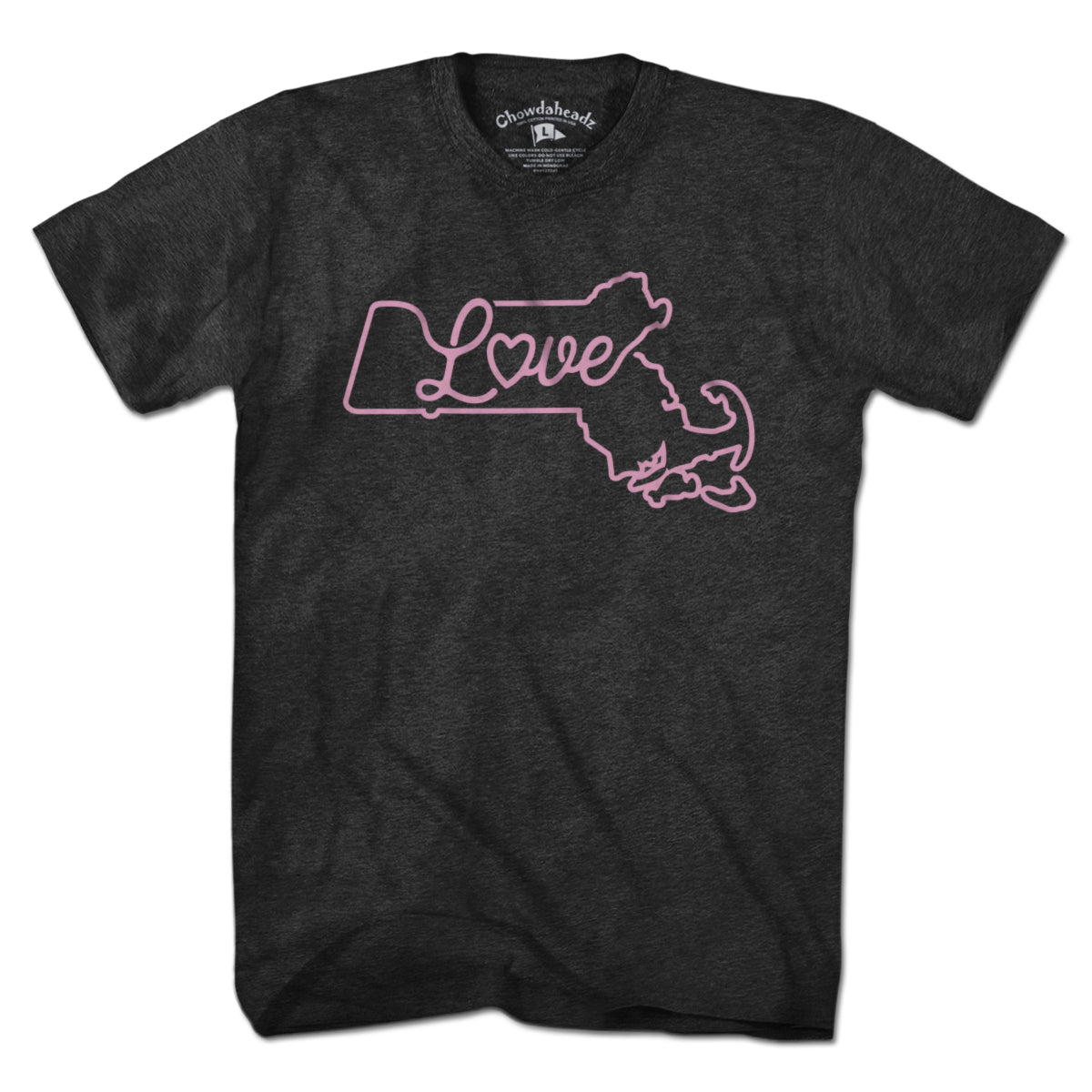 Love Massachusetts Script T-Shirt product image 6