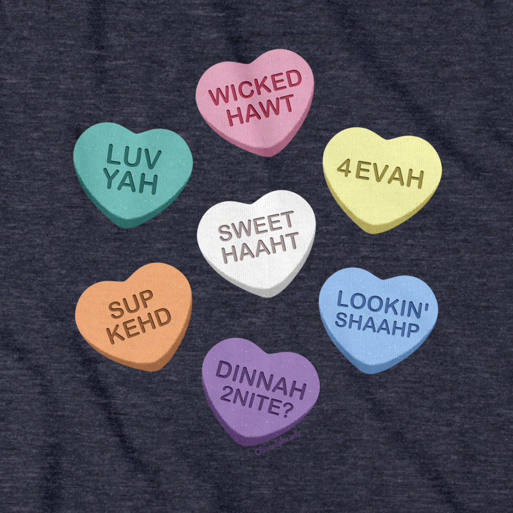Boston Accent Candy Hearts T-Shirt product image 6