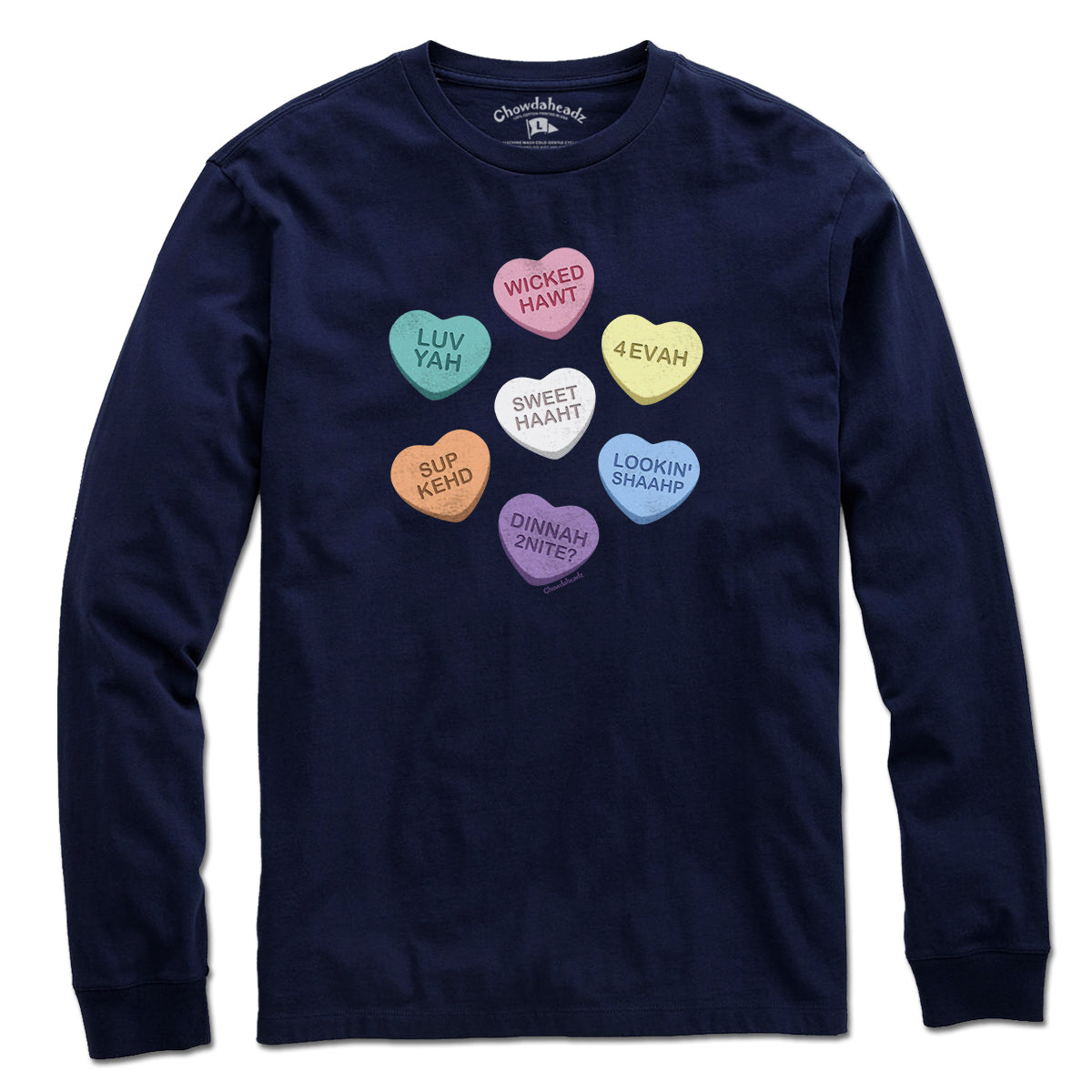 Boston Accent Candy Hearts T-Shirt product image 3