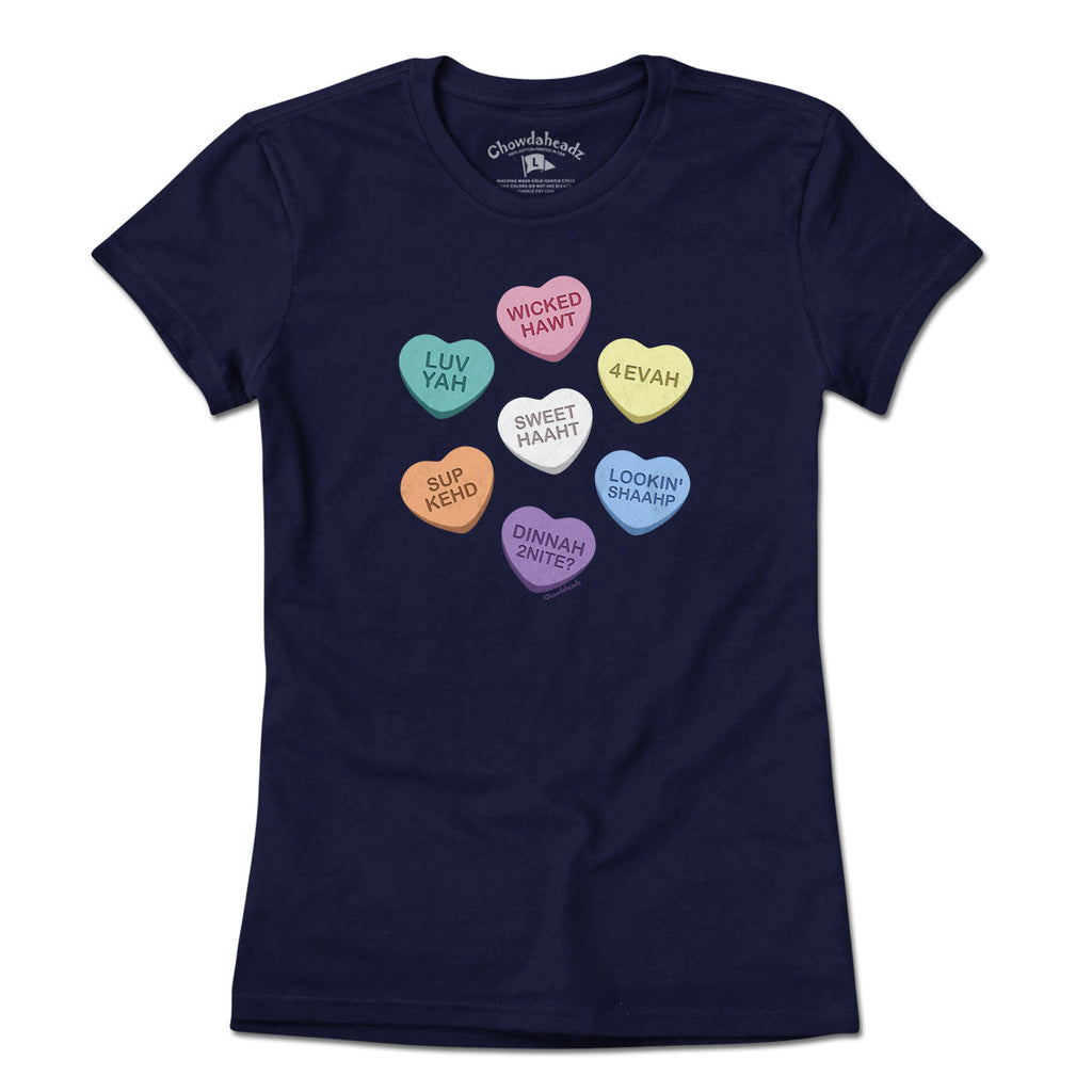 Boston Accent Candy Hearts T-Shirt product image 4