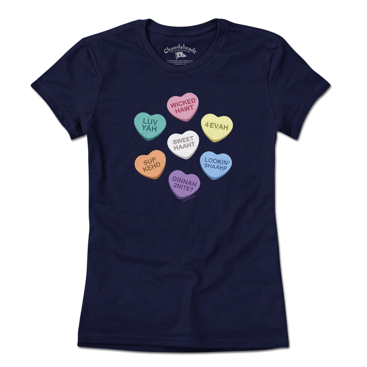 Boston Accent Candy Hearts T-Shirt product image 4