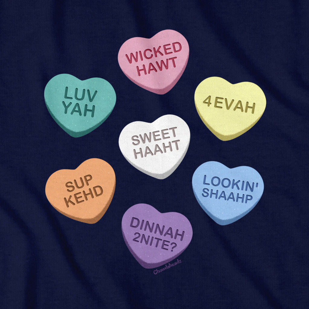 Boston Accent Candy Hearts T-Shirt product image 2