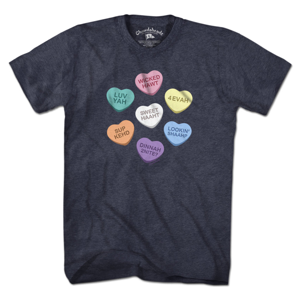 Boston Accent Candy Hearts T-Shirt product image 5