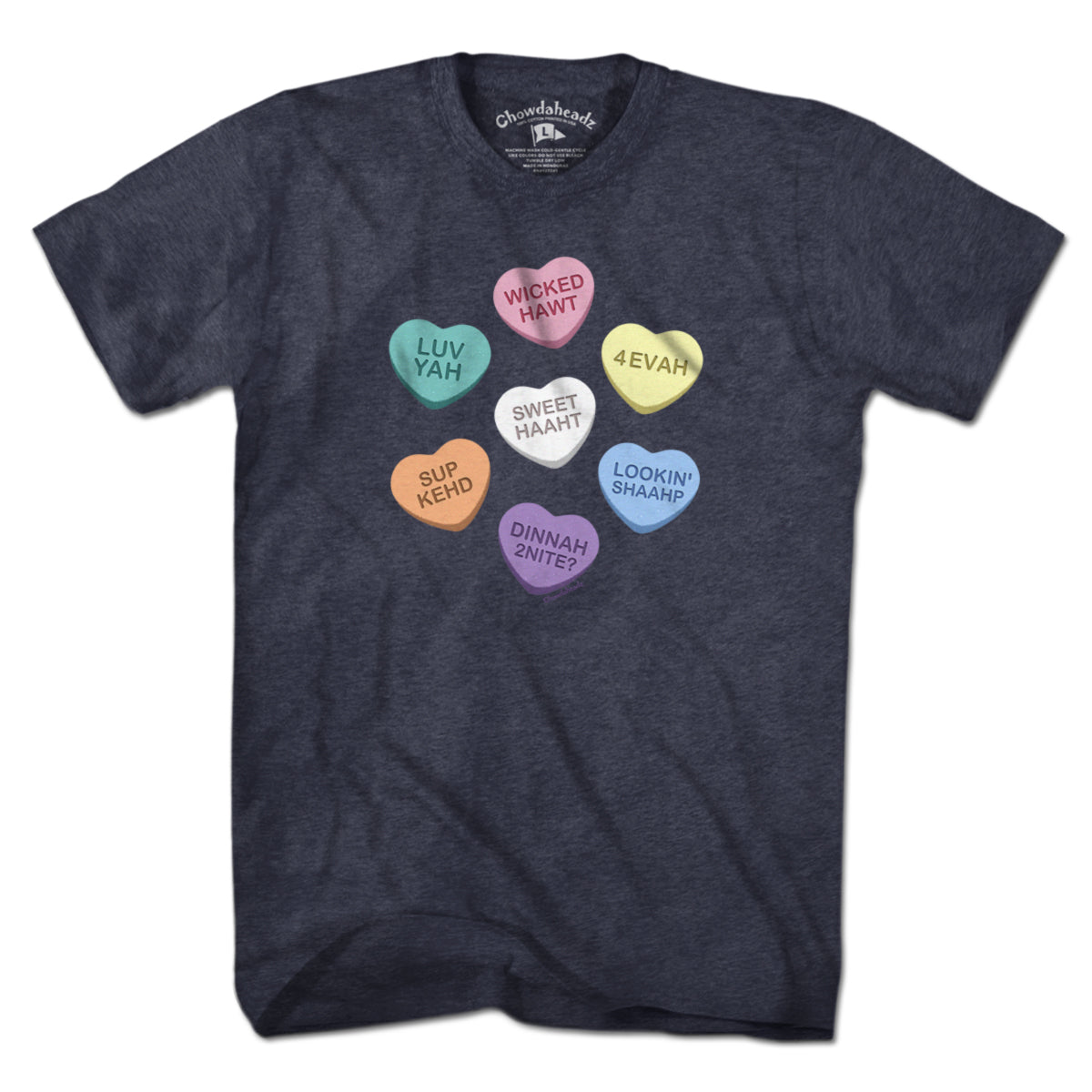 Boston Accent Candy Hearts T-Shirt product image 5