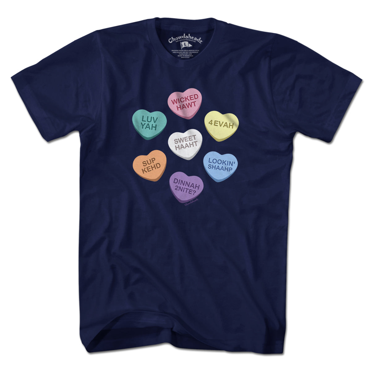 Boston Accent Candy Hearts T-Shirt product image 1