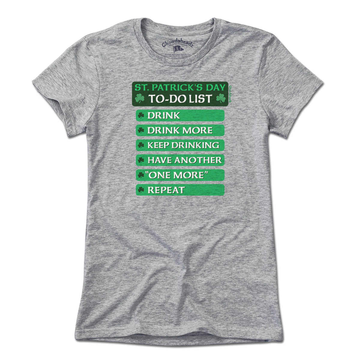 St. Patrick's Day To-Do List T-Shirt product image 4