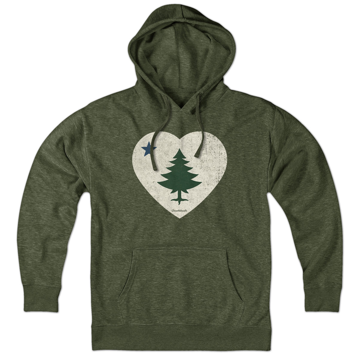 Vintage Maine Heart Hoodie product image 1
