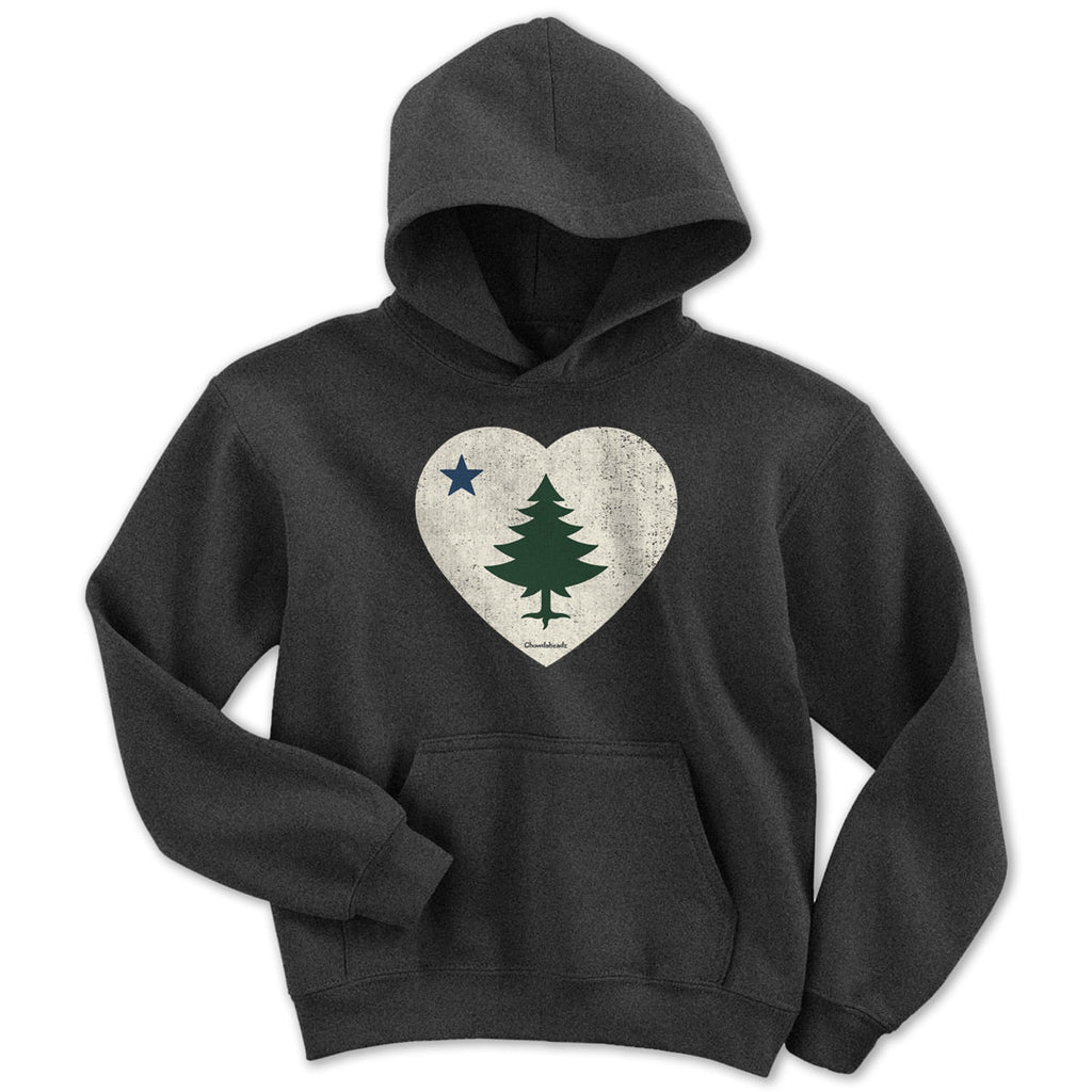 Vintage Maine Heart Youth Hoodie product image 3