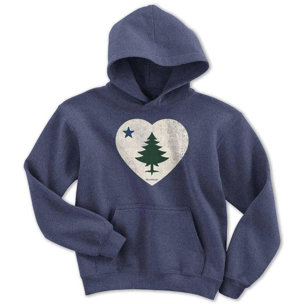 Vintage Maine Heart Youth Hoodie product image 1