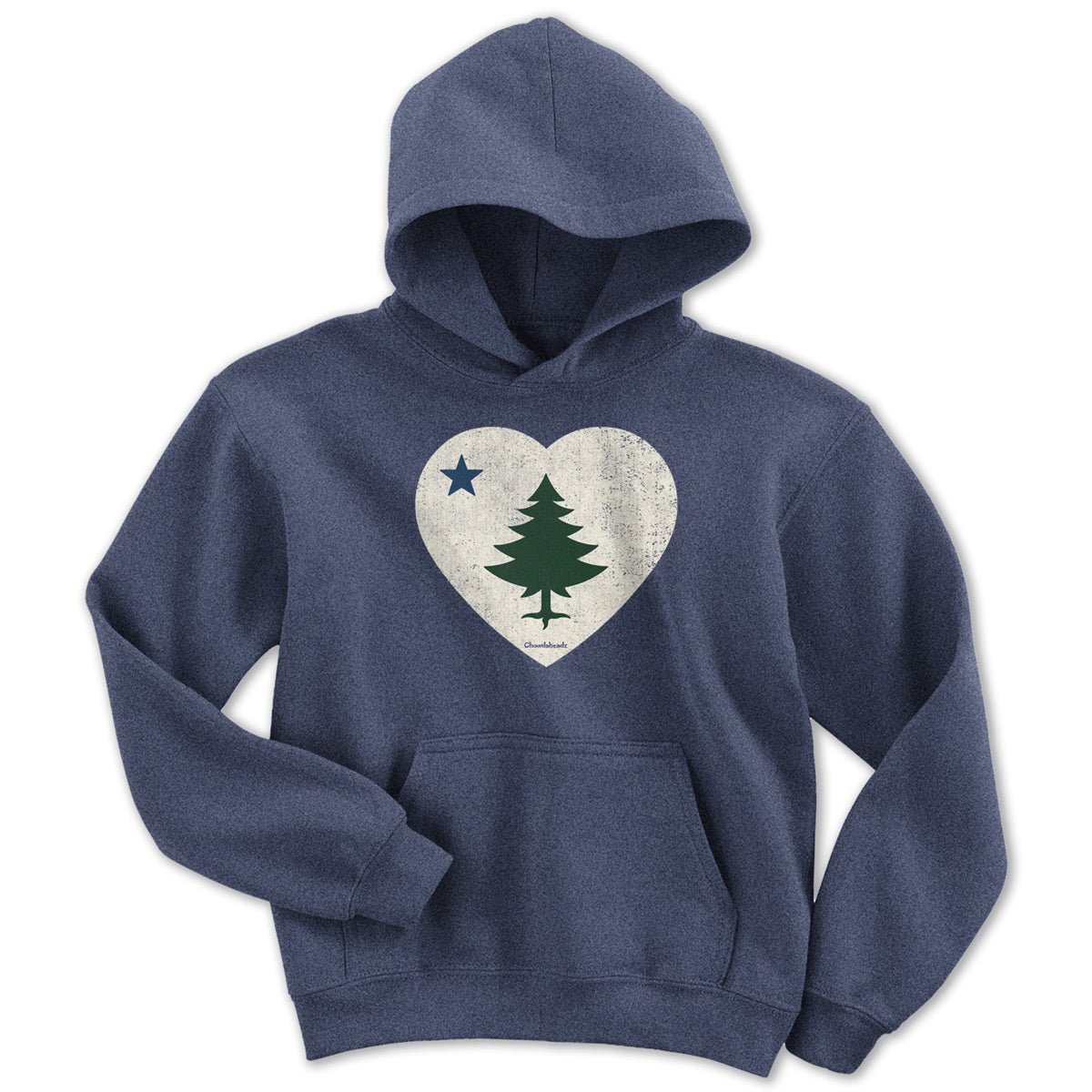 Vintage Maine Heart Youth Hoodie product image 1