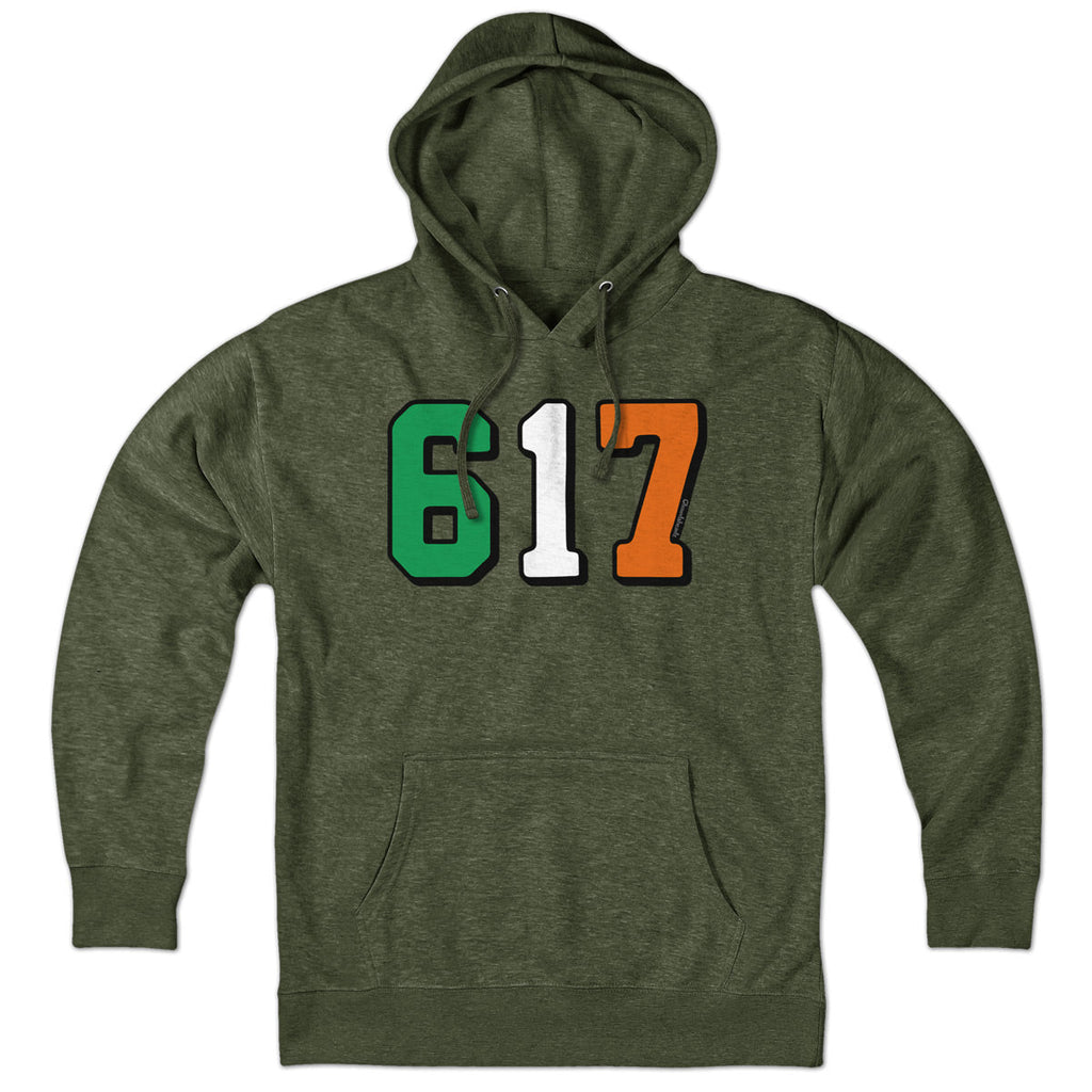 Boston 617 Irish Flag Hoodie product image 3