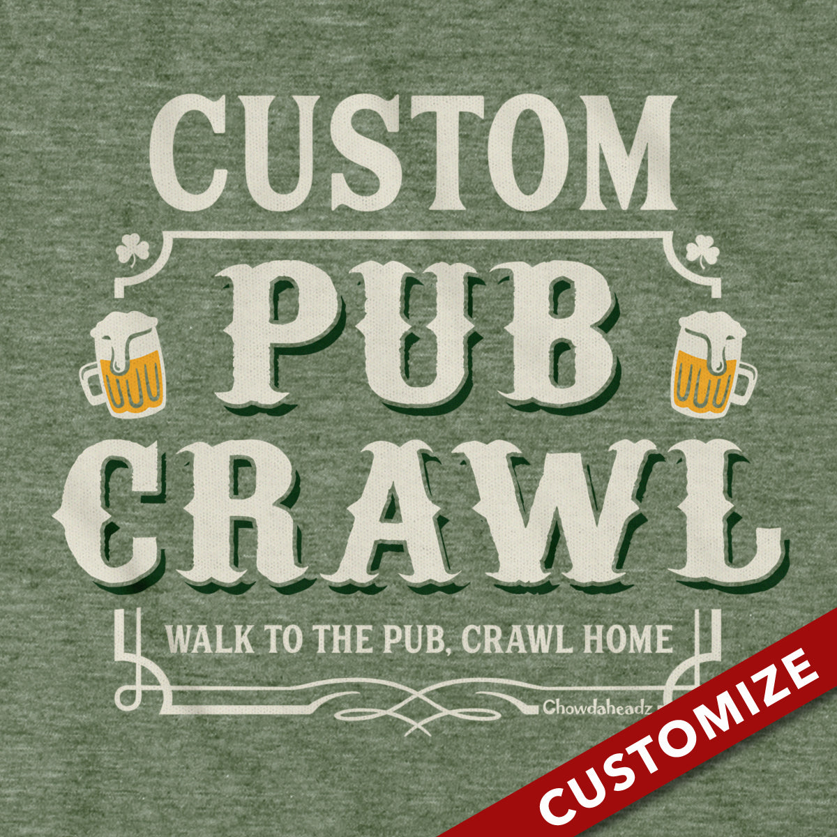 Custom Name's Pub Crawl T-Shirt product image 2