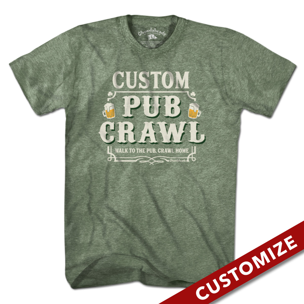 Custom Name's Pub Crawl T-Shirt product image 1