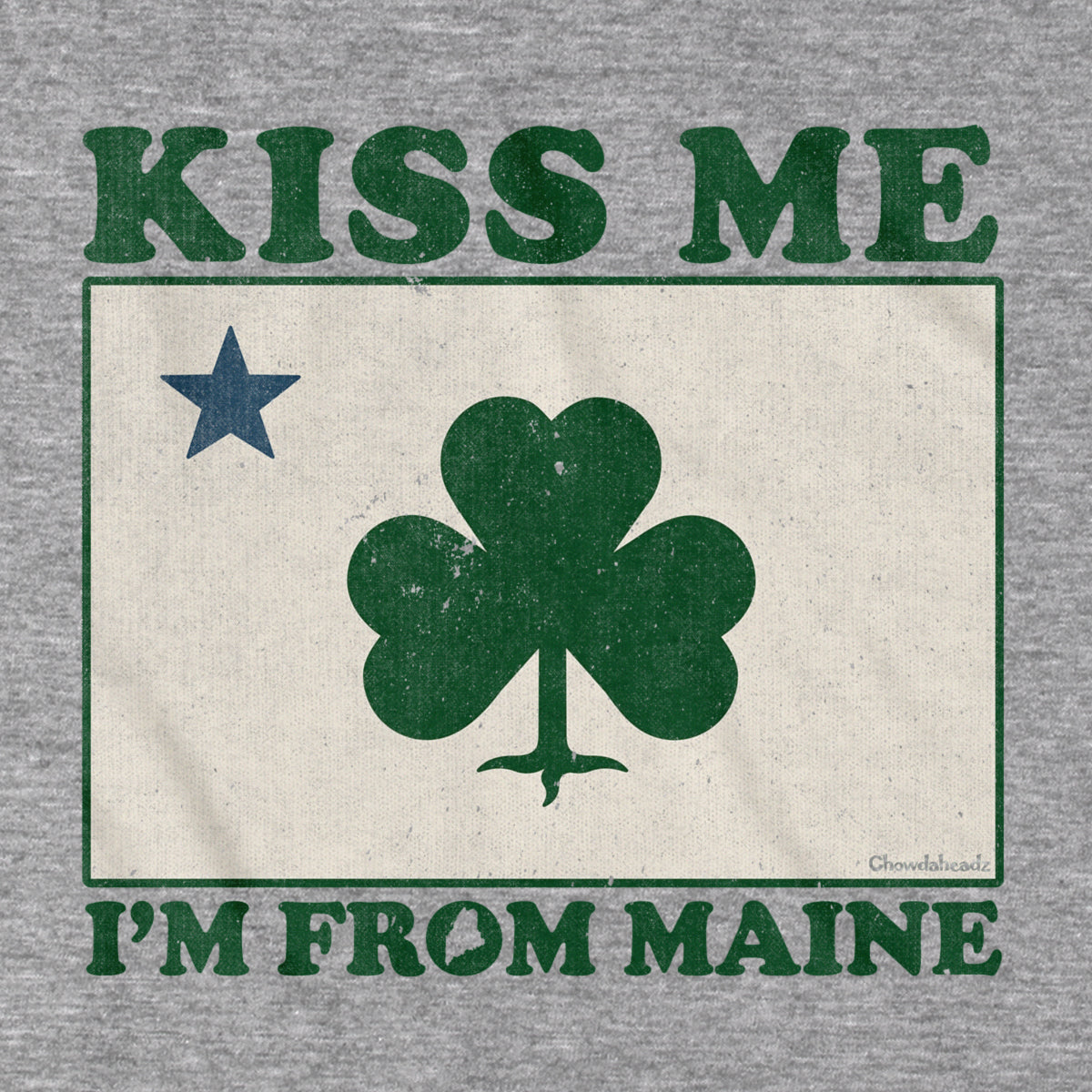 Kiss Me I'm From Maine Shamrock T-Shirt product image 4