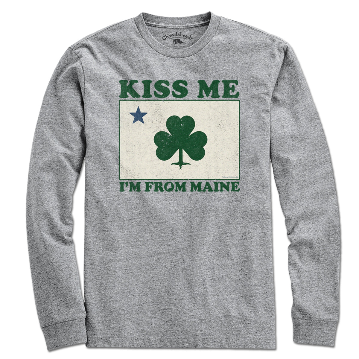 Kiss Me I'm From Maine Shamrock T-Shirt product image 5