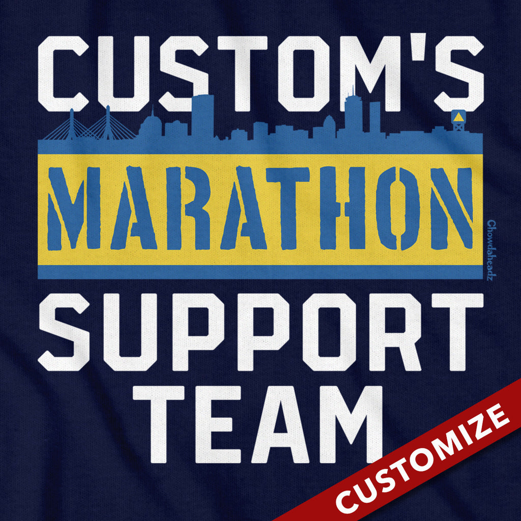 Custom Name's Marathon Support Team T-Shirt product image 2