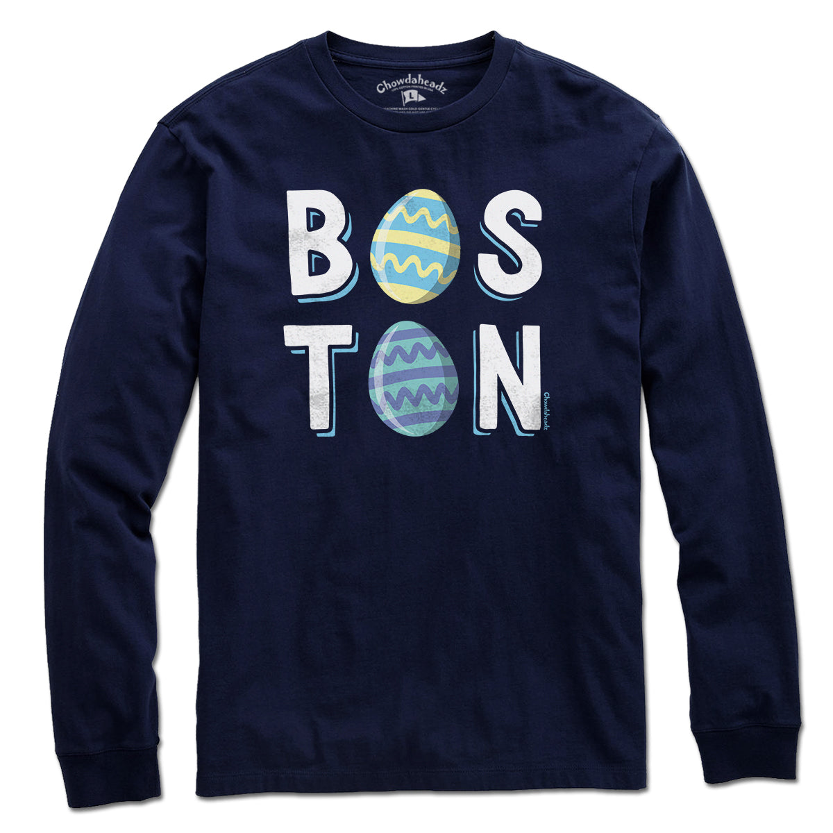 Boston Stacked Easter Eggs T-Shirt product image 3