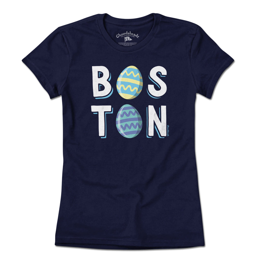 Boston Stacked Easter Eggs T-Shirt product image 4