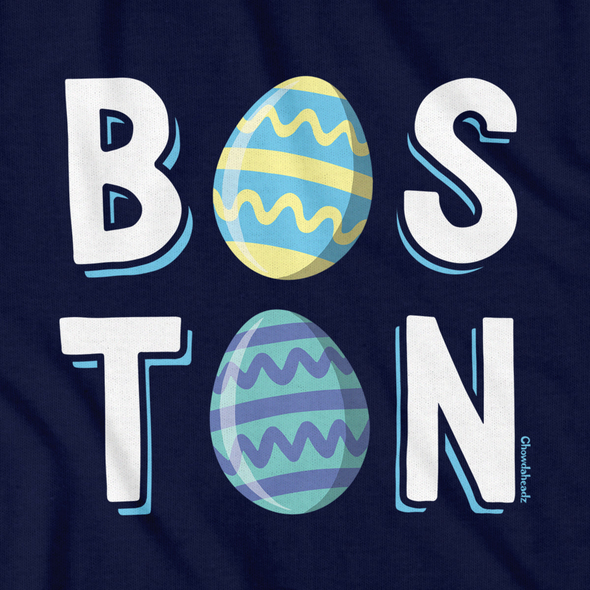 Boston Stacked Easter Eggs Youth Hoodie product image 2