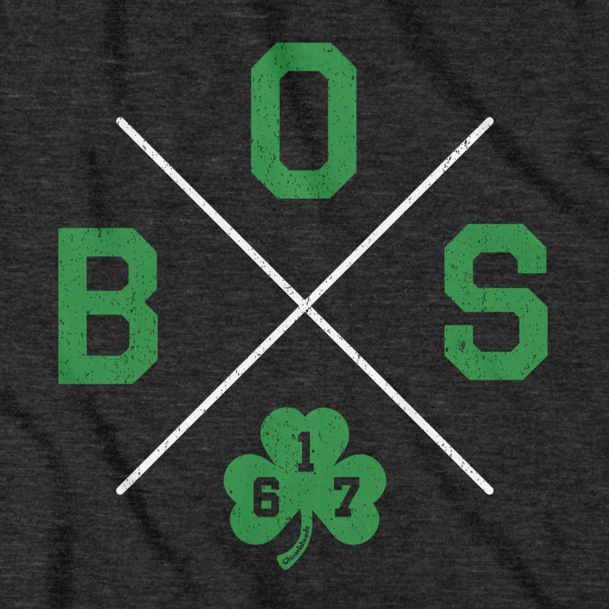 BOS Shamrock Crossed Out T-Shirt product image 2