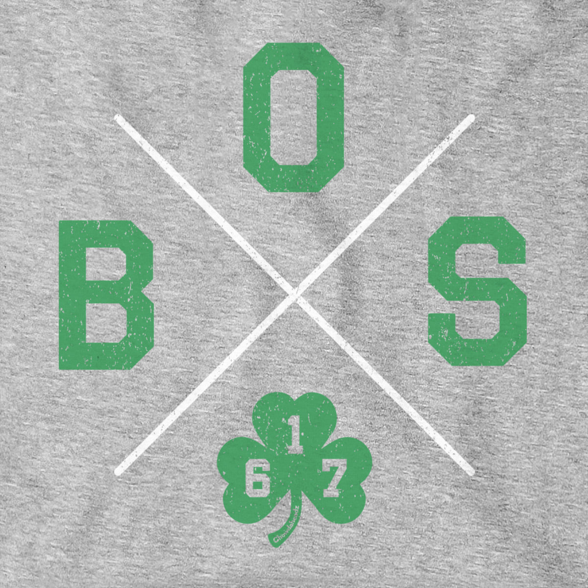 BOS Shamrock Crossed Out Hoodie product image 4
