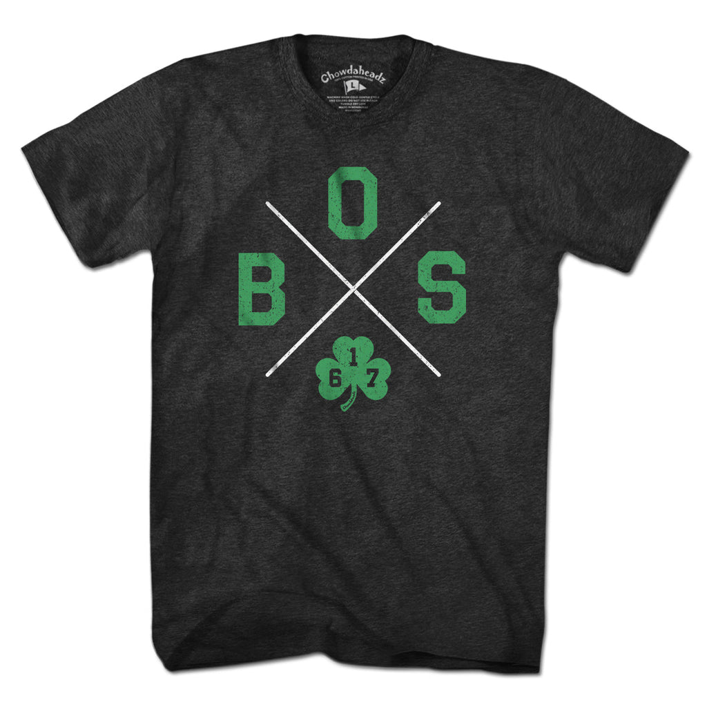 BOS Shamrock Crossed Out T-Shirt product image 1