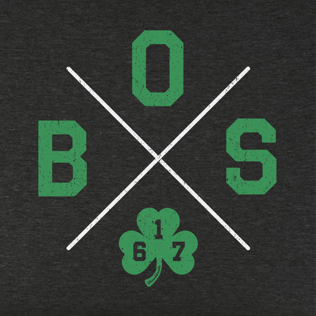BOS Shamrock Crossed Out Youth Hoodie product image 2