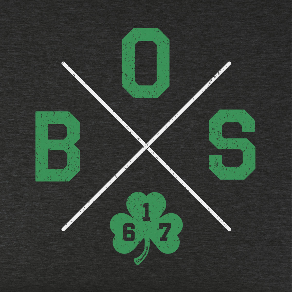 BOS Shamrock Crossed Out Youth Hoodie product image 2