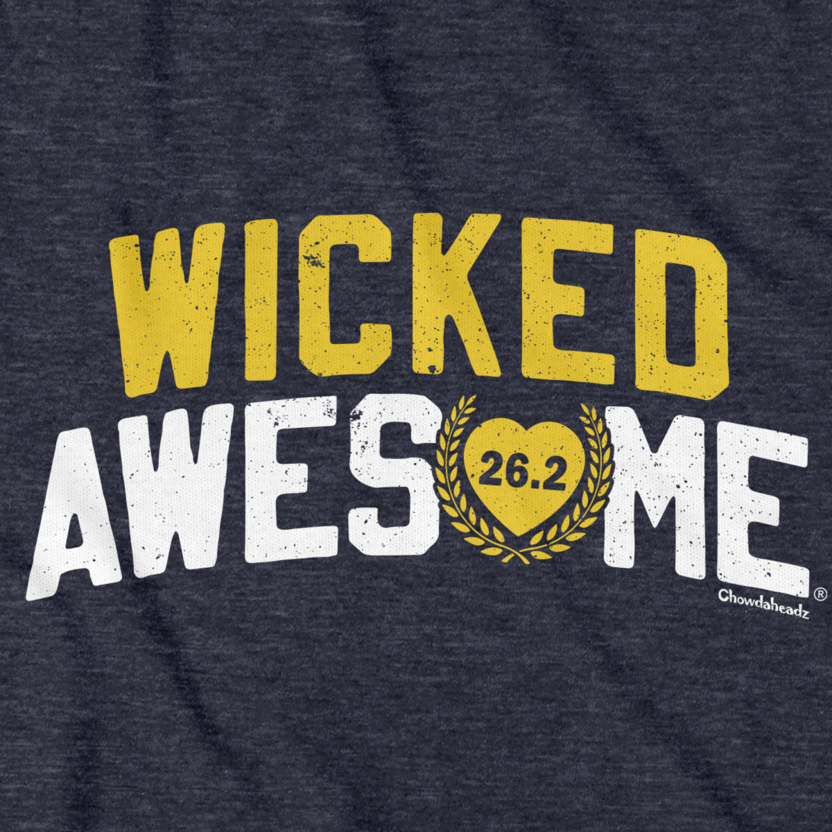 Wicked Awesome 26.2 Heart T-Shirt product image 2