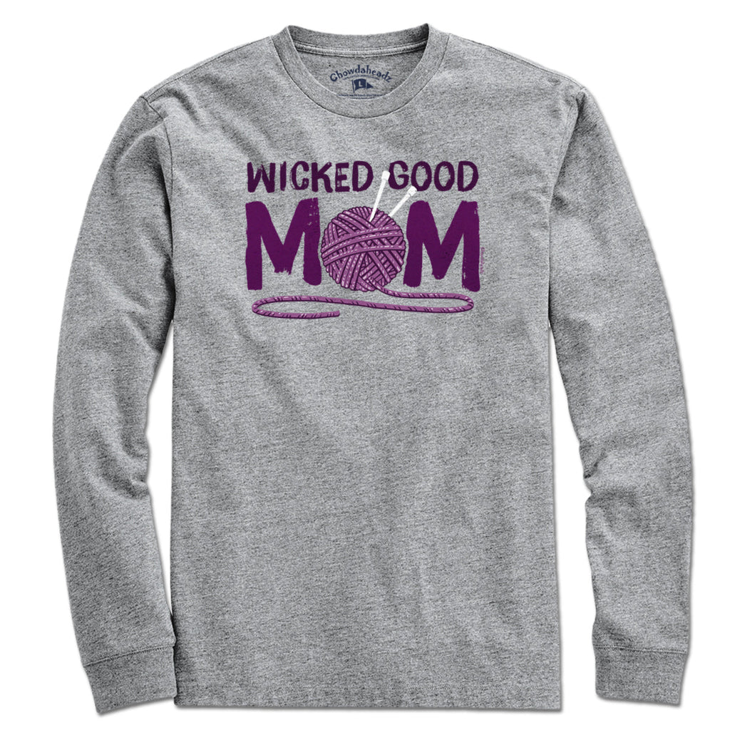 Wicked Good Mom Yarn T-Shirt product image 4