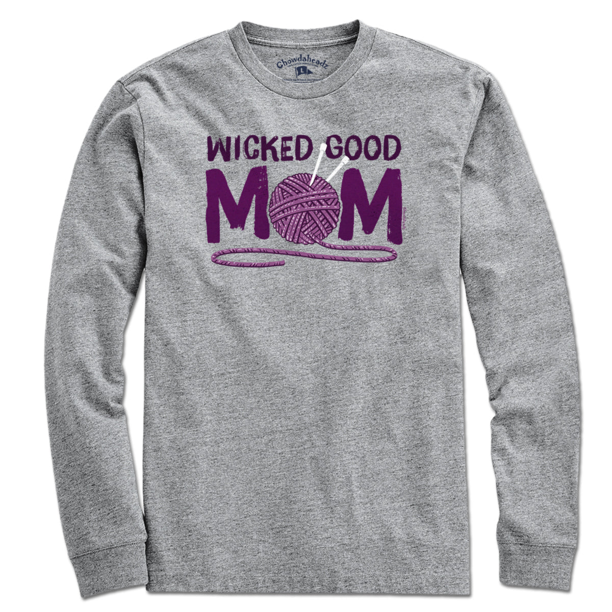 Wicked Good Mom Yarn T-Shirt product image 4