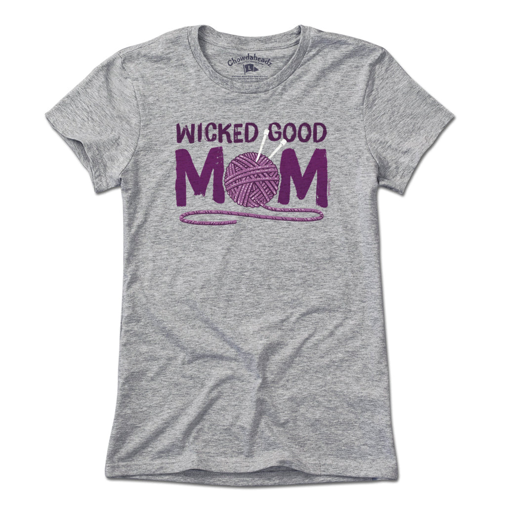 Wicked Good Mom Yarn T-Shirt product image 1