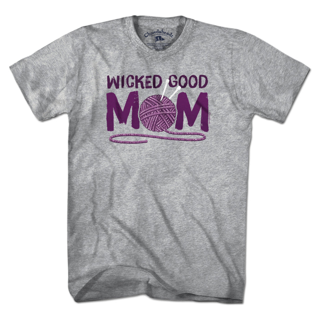 Wicked Good Mom Yarn T-Shirt product image 3